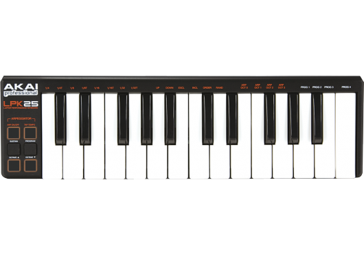 Claviers & Pianos - CLAVIERS MAITRES - Akai Pro - KAP LPK25 - Royez Musik
