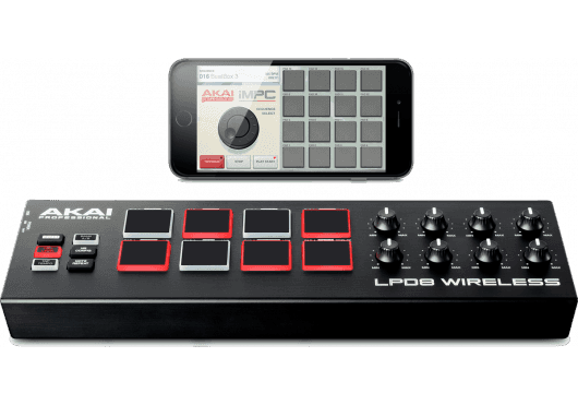 Audio - CONTRÔLEURS - Akai Pro - RAP LPD8-W - Royez Musik