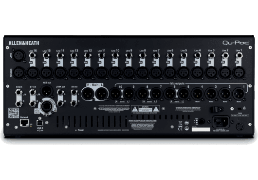 Audio - MIXAGE - MIXEURS - Allen & Heath - SAH QU-PAC - Royez Musik