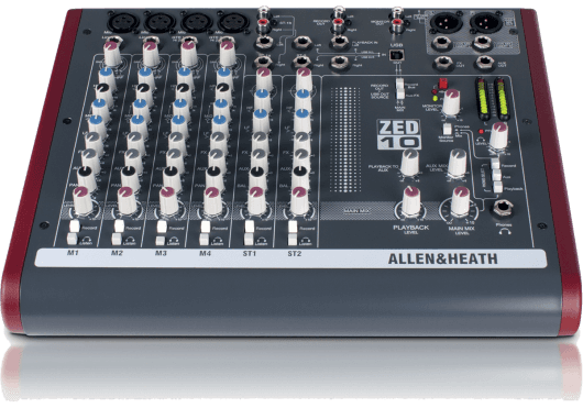 Audio - MIXAGE - MIXEURS - Allen & Heath - SAH ZED-10 - Royez Musik