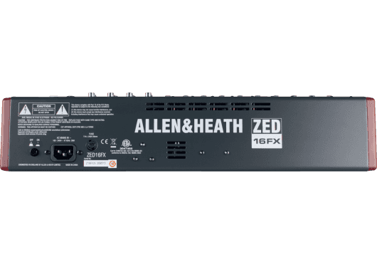 Audio - MIXAGE - MIXEURS - Allen & Heath - SAH ZED-16FX - Royez Musik