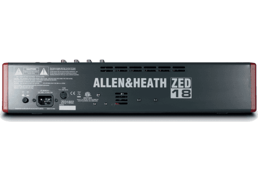 Audio - MIXAGE - MIXEURS - Allen & Heath - SAH ZED-18 - Royez Musik