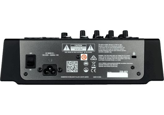 Audio - MIXAGE - MIXEURS - Allen & Heath - SAH ZED-6FX - Royez Musik