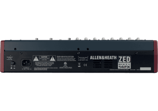 Audio - MIXAGE - MIXEURS - Allen & Heath - SAH ZED60-14FX - Royez Musik