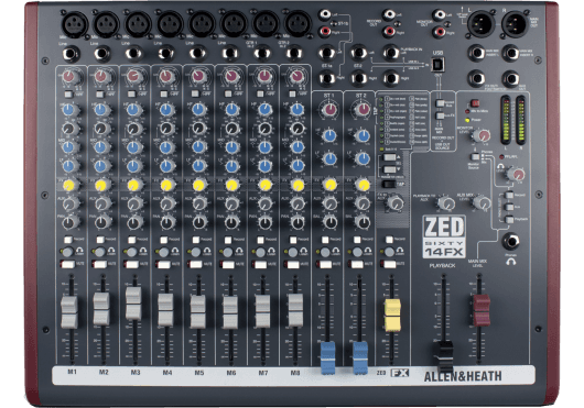 Audio - MIXAGE - MIXEURS - Allen & Heath - SAH ZED60-14FX - Royez Musik