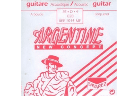 Cordes - CORDES GUITARES ACOUSTIQUES - A L'UNITE - Argentine - CAR 1014 - Royez Musik