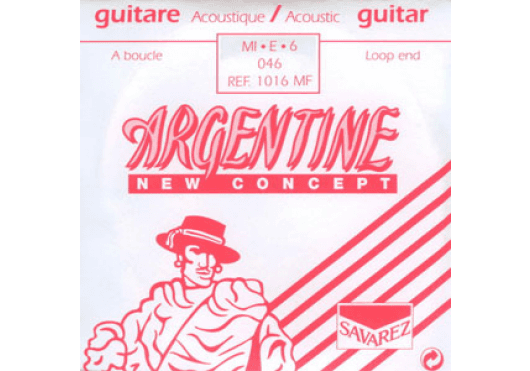 Cordes - CORDES GUITARES ACOUSTIQUES - A L'UNITE - Argentine - CAR 1016MF - Royez Musik