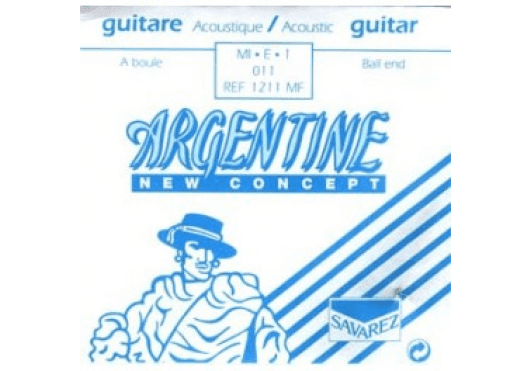 Cordes - CORDES GUITARES ACOUSTIQUES - A L'UNITE - Argentine - CAR 1211MF - Royez Musik