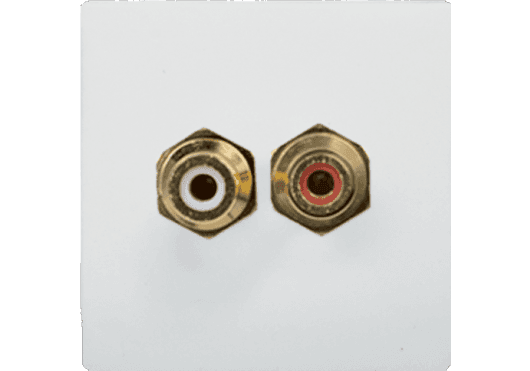 Audio - CONTRÔLEURS - CONTRÔLEURS ET SÉLECTEURS - CONNEXIONS AUDIO DÉPORTÉES - Audac - SAU CP45RCA-W - Royez Musik