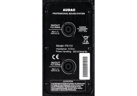 Audio - ENCEINTES & CO - FORTE PUISSANCE - Audac - SAU PX115MK2 - Royez Musik