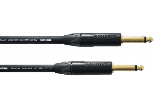 Accessoires - CÂBLES - CÂBLES INSTRUMENTS - Cordial - ECL CEI6PP - Royez Musik