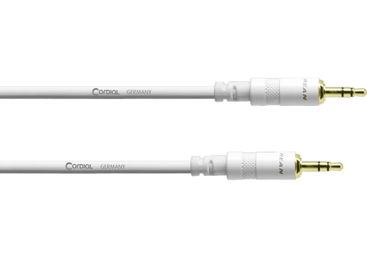 Accessoires - CÂBLES - CÂBLES AUDIO - Cordial - ECL CFS1.5WW-SNOW - Royez Musik