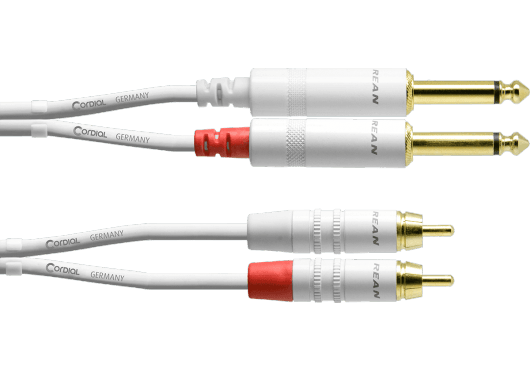 Accessoires - CÂBLES - CÂBLES AUDIO - Cordial - ECL CFU3PC-SNOW - Royez Musik
