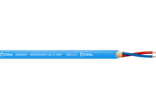 Accessoires - BOBINES DE CÂBLE - MICROPHONE - Cordial - ECL CMK222BLU100 - Royez Musik