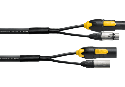 Accessoires - CÂBLES - CÂBLES LUMIÈRE - Cordial - ECL CPH5-DMX15PWR125-T1 - Royez Musik