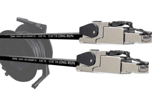 Accessoires - ENROULEURS DE SCÈNE - RÉSEAU - Cordial - ECL CSE75HH7A-LONGRUN-SD - Royez Musik