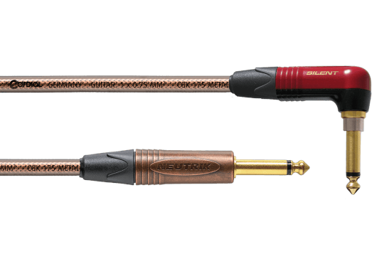 Accessoires - CÂBLES - CÂBLES INSTRUMENTS - Cordial - ECL CSI9RP-METAL-SILENT - Royez Musik