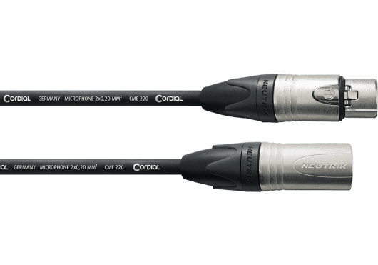 Accessoires - CÂBLES - CÂBLES MICROPHONES - Cordial - ECL CXM5FM - Royez Musik