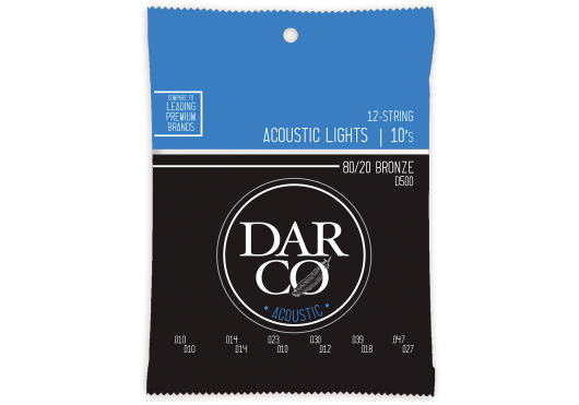 Cordes - CORDES GUITARES ACOUSTIQUES - 12 CORDES - Darco - CDA D500 - Royez Musik