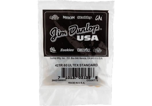 Guitares & co - ACCESSOIRES - MEDIATORS & ONGLETS - MEDIATORS - Dunlop - ADU 421R60 - Royez Musik