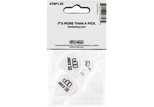 Guitares & co - ACCESSOIRES - MEDIATORS & ONGLETS - MEDIATORS - Dunlop - ADU 478P135 - Royez Musik