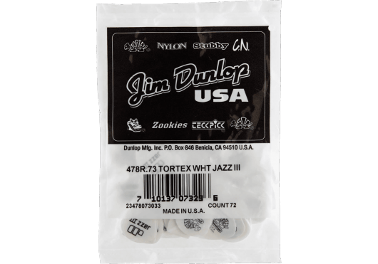 Guitares & co - ACCESSOIRES - MEDIATORS & ONGLETS - MEDIATORS - Dunlop - ADU 478R73 - Royez Musik