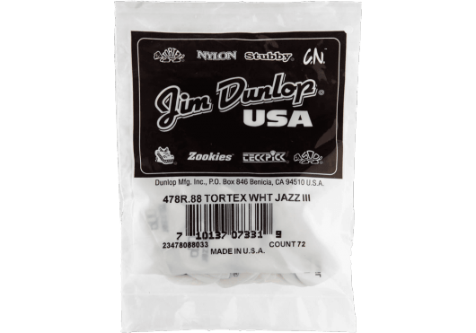 Guitares & co - ACCESSOIRES - MEDIATORS & ONGLETS - MEDIATORS - Dunlop - ADU 478R88 - Royez Musik