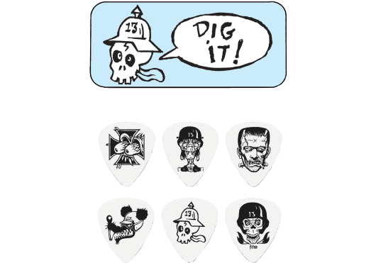 Guitares & co - ACCESSOIRES - MEDIATORS & ONGLETS - MEDIATORS - Dunlop - ADU BL113T73 - Royez Musik