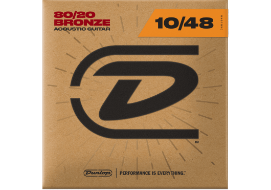 Cordes - CORDES GUITARES ACOUSTIQUES - JEU COMPLET - Dunlop - CDU DAB1048 - Royez Musik