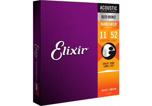 Cordes - CORDES GUITARES ACOUSTIQUES - JEU COMPLET - Elixir - CEL 11027 - Royez Musik