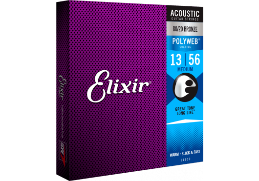 Cordes - CORDES GUITARES ACOUSTIQUES - JEU COMPLET - Elixir - CEL 11100 - Royez Musik