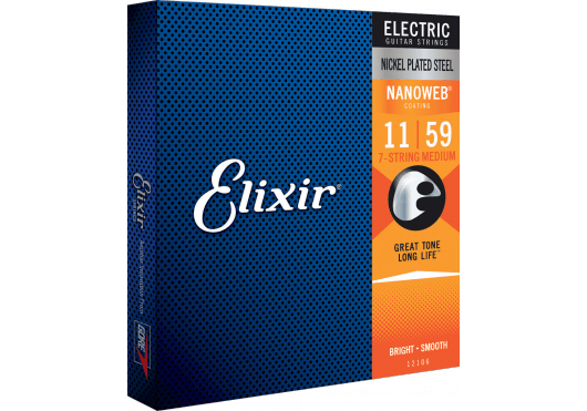 Cordes - CORDES GUITARES ELECTRIQUES - 7 CORDES - Elixir - CEL 12106 - Royez Musik