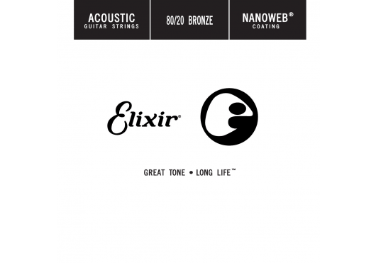 Cordes - CORDES GUITARES ACOUSTIQUES - A L'UNITE - Elixir - CEL 15128 - Royez Musik