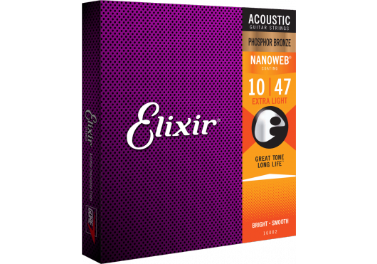 Cordes - CORDES GUITARES ACOUSTIQUES - JEU COMPLET - Elixir - CEL 16002 - Royez Musik