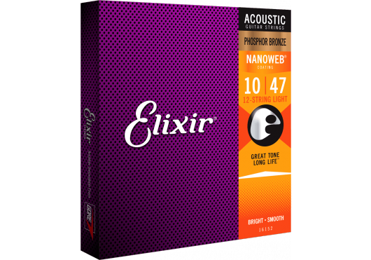 Cordes - CORDES GUITARES ACOUSTIQUES - 12 CORDES - Elixir - CEL 16152 - Royez Musik