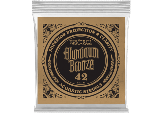 Cordes - CORDES GUITARES ACOUSTIQUES - A L'UNITE - ERNIE BALL - CEB 10742 - Royez Musik