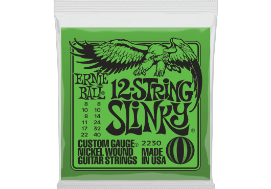 Cordes - CORDES GUITARES ELECTRIQUES - 12 CORDES - ERNIE BALL - CEB 2230 - Royez Musik