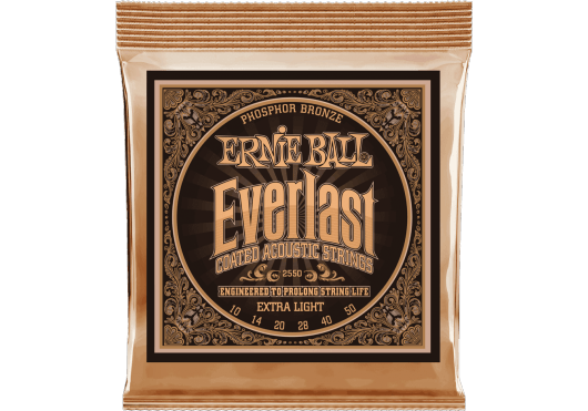 Cordes - CORDES GUITARES ACOUSTIQUES - JEU COMPLET - ERNIE BALL - CEB 2550 - Royez Musik