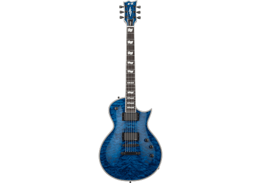 Guitares & Co - GUITARES ELECTRIQUES - GUITARES SOLID BODY - ESP - GEV 2EC2QM-MBL - Royez Musik