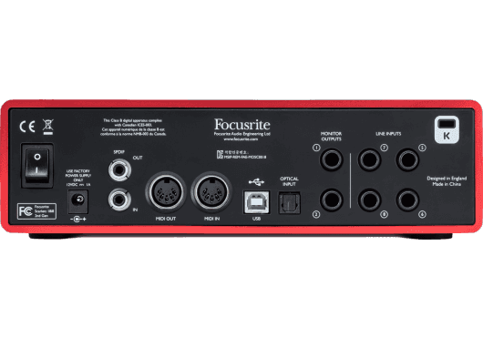 Audio - INTERFACES - INTERFACES AUDIO - Focusrite - RFO SCARLETT2-18I8 - Royez Musik