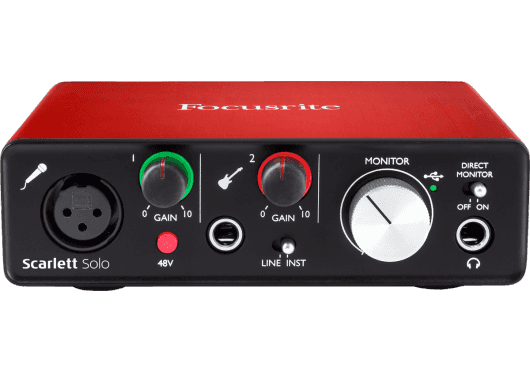 Audio - INTERFACES - INTERFACES AUDIO - Focusrite - RFO SCARLETT2-SOLO - Royez Musik