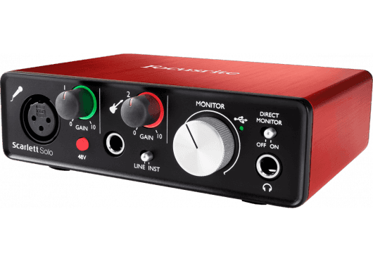 Audio - INTERFACES - INTERFACES AUDIO - Focusrite - RFO SCARLETT2-SOLO - Royez Musik