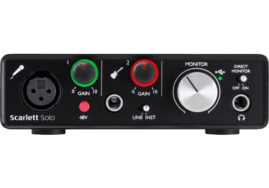 Audio - INTERFACES - INTERFACES AUDIO - Focusrite - RFO SCARLETT2-SOLO - Royez Musik