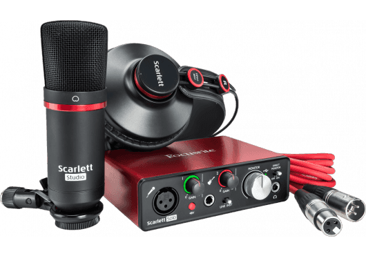 Audio - INTERFACES - INTERFACES AUDIO - Focusrite - RFO SCARLETT2-SOLO-STUDIO - Royez Musik