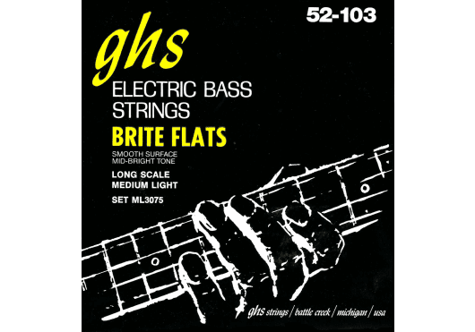 Cordes - CORDES GUITARES BASSES - 4 CORDES - GHS - CGH ML3075 - Royez Musik