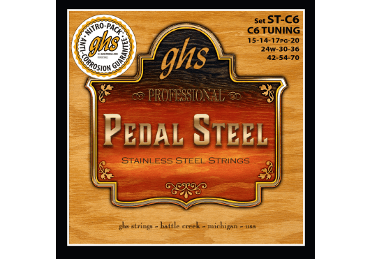 Cordes - CORDES GUITARES ACOUSTIQUES - JEU COMPLET - GHS - CGH ST-C6 - Royez Musik