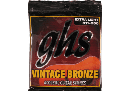 Cordes - CORDES GUITARES ACOUSTIQUES - JEU COMPLET - GHS - CGH VN-XL - Royez Musik