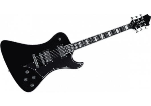 Guitares & Co - GUITARES ELECTRIQUES - GUITARES SOLID BODY - Hagstrom - GHE FANT-BLK - Royez Musik