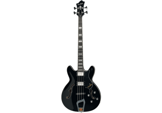 Guitares & Co - GUITARES BASSES - BASSES ELECTRIQUES - Hagstrom - GHE VIKB-BLK - Royez Musik