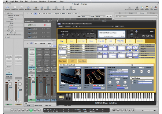 Claviers & Pianos - WORKSTATIONS - Korg - KOH KROME-88 - Royez Musik